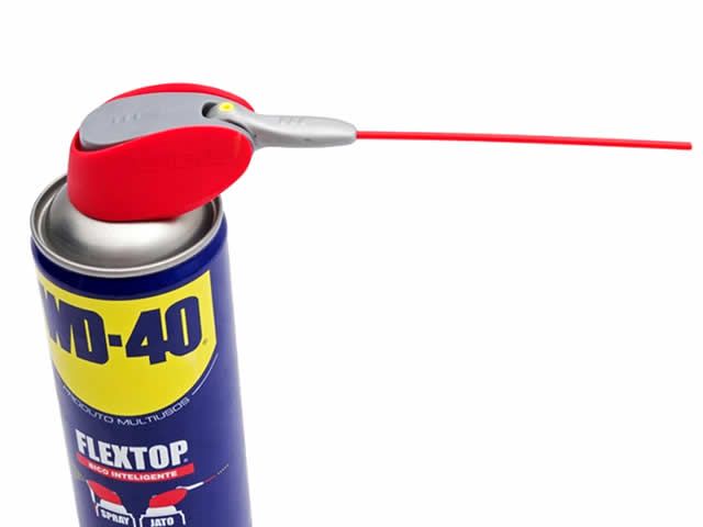 ÓLEO LUBRIFICANTE FLEXTOP MULTIUSO JATO E SPRAY WD-40 - 500ML