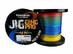 Linha Multi Tokuryo Jigging Pro 8X Multicolor - 600m - 8 Fios