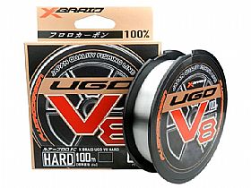 Linha Fluorocarbon XBraid UGO V8 Hard - 100m