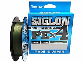 Linha Multifilamento Sunline Siglon PE 4X 300m - Dark Green