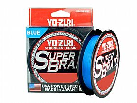 Linha Multifilamento Yo-Zuri Super Braid 15lbs 0,19mm 275mts - Blue
