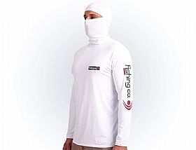 Camiseta Masculina Fishing Co Ninja - Branco UFP50+