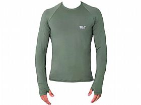 Camiseta Poliamida Mar Negro 30092 Verde Musgo - Sem Capuz