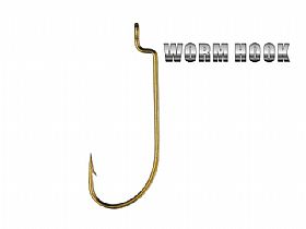 Anzol Worm Hook Offset Monster 3X 3/0 - C/ 3 Unidades