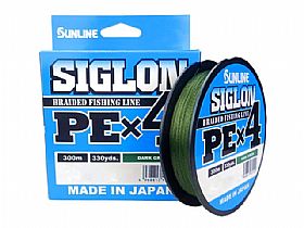 Linha Multifilamento Sunline Siglon PE 4X 300m - Dark Green